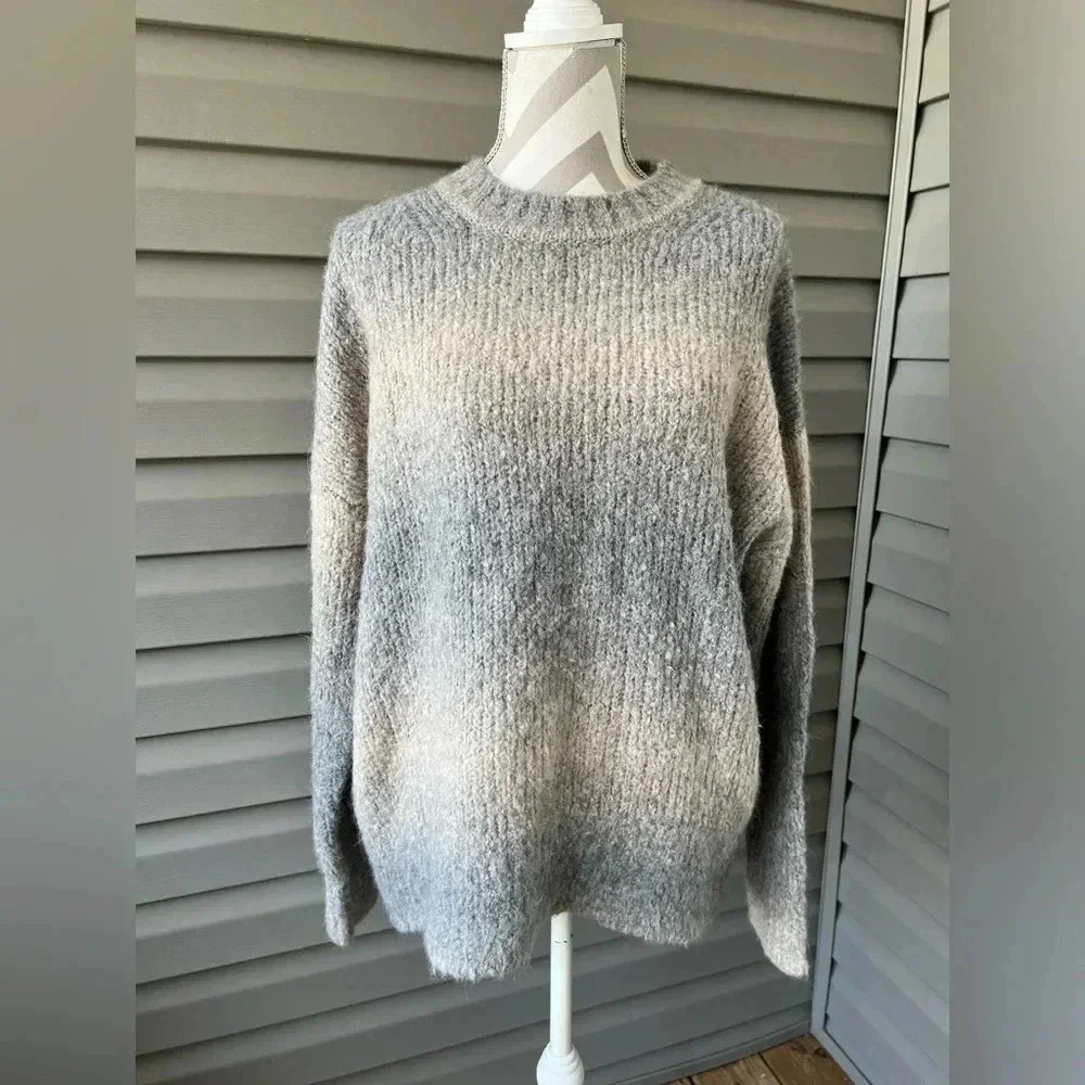 Banana Republic VERNICE OVERSIZED Italian Yarn Alpaca Blend Women’s Sz M